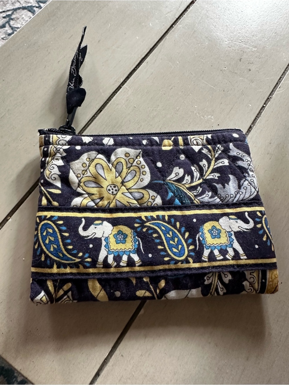 Vera Bradley Retired 2012 “Ellie Blue” Small Coin Purse